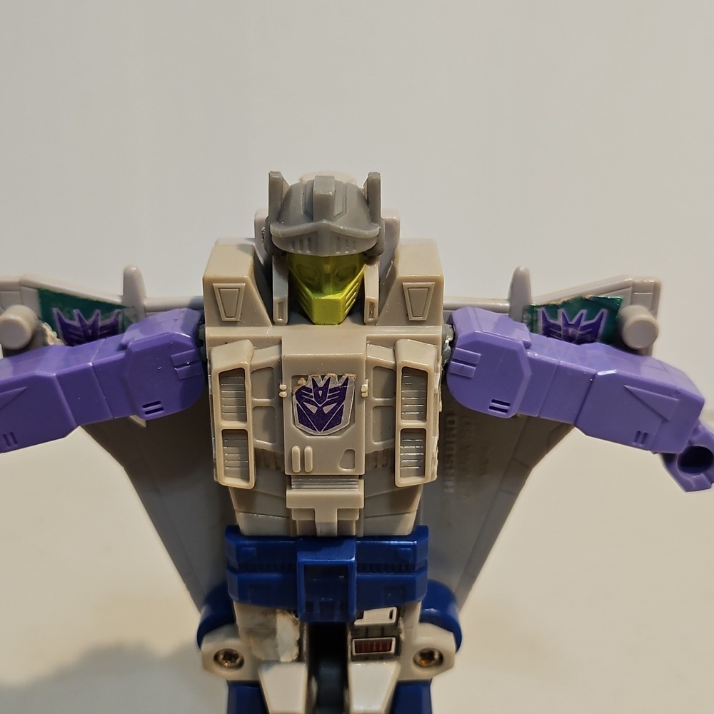 Transformers G1 Decepticon Targetmaster Needlenose  Jet Hasbro Takara 1988 - Picture 5 of 10